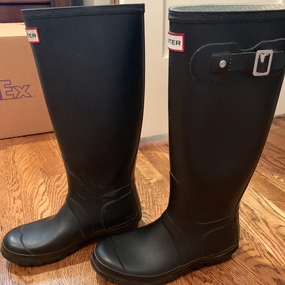 Women’s Original Tall Rain Boots Black Matte